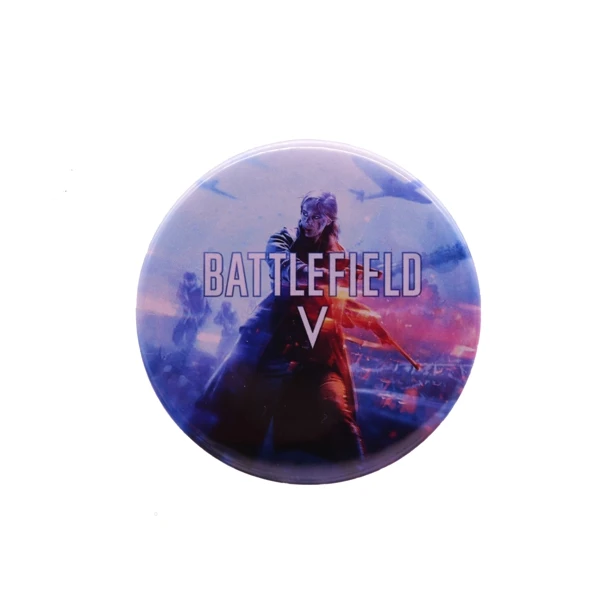 Новая и популярная игра Battlefield V 5 Броши BF5 значок для друзей отличный подарок детям студентам школьная сумка рюкзак 58 мм 5 стилей - Окраска металла: B