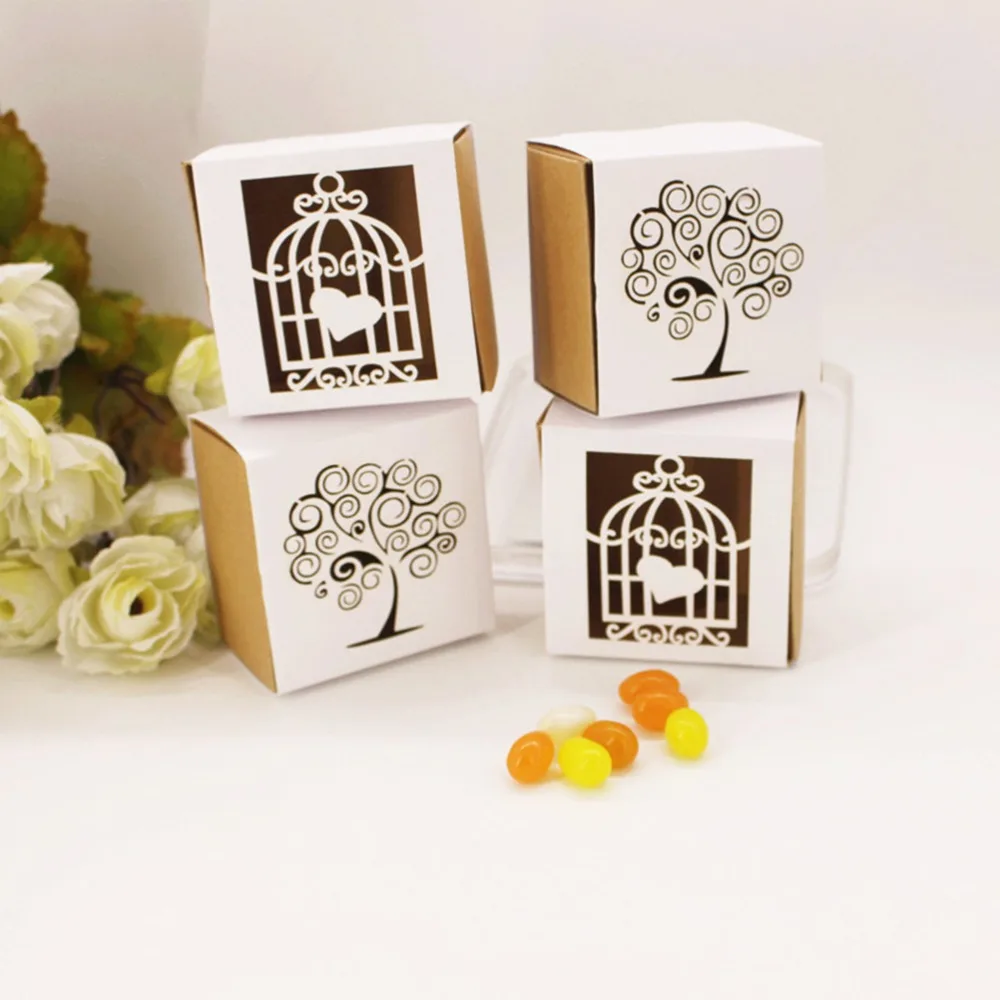 Коробка конфет стильная портативная позолоченная упаковочная коробка для