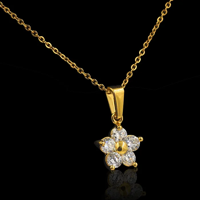LUXUKISSKIDS Винтаж CZ цепь со звездами с подвесками в виде модные брендовые ожерелье