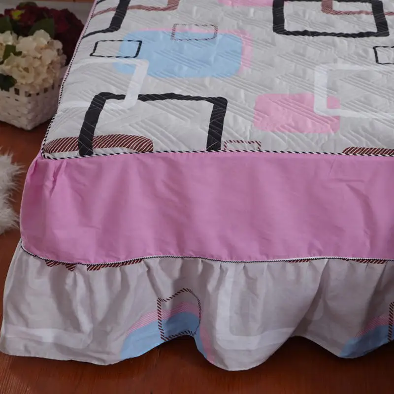 Стеганый толстый на двуспальную кровать близнец queen King size постельный комплект простыней на кровать наматрасник Pad двойной один размер покрывало 120/150/180X200 см