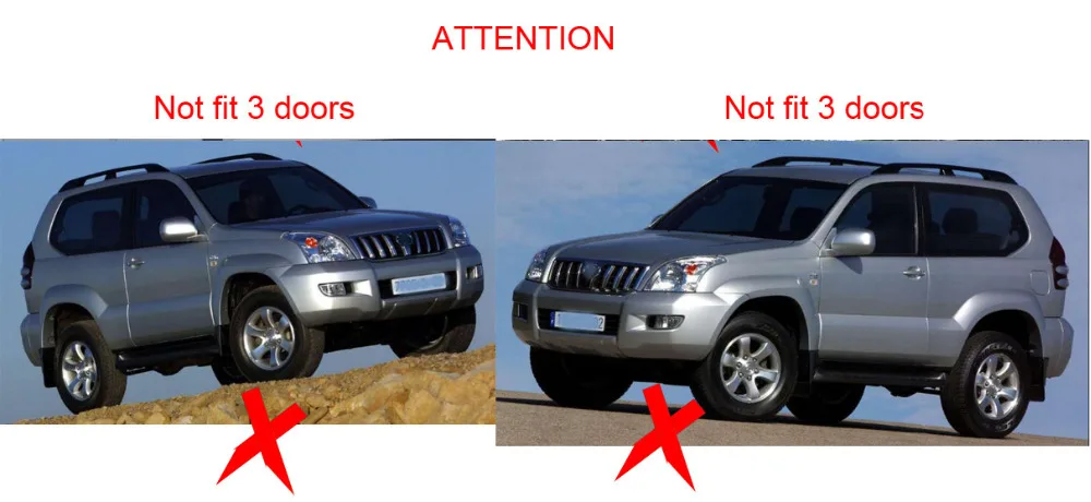 Верхний багажник на крышу/рейка на крышу для Toyota Land Cruiser PRADO GRJ120 RZJ120 FJ120 FJ 120 UZJ120 LC120 KZJ120 мощный подлинный, 2003-2009