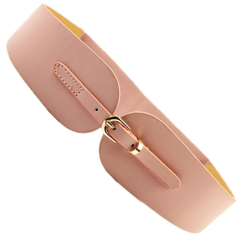 Ochirly 2013 female spring fashion solid color PU pin buckle wide belt cummerbund|belt metal|belt shoesbelt rhinestone |