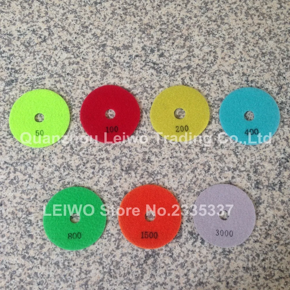 Сухой полировальный коврик 4 дюйма гранитные полировальные колодки полированные