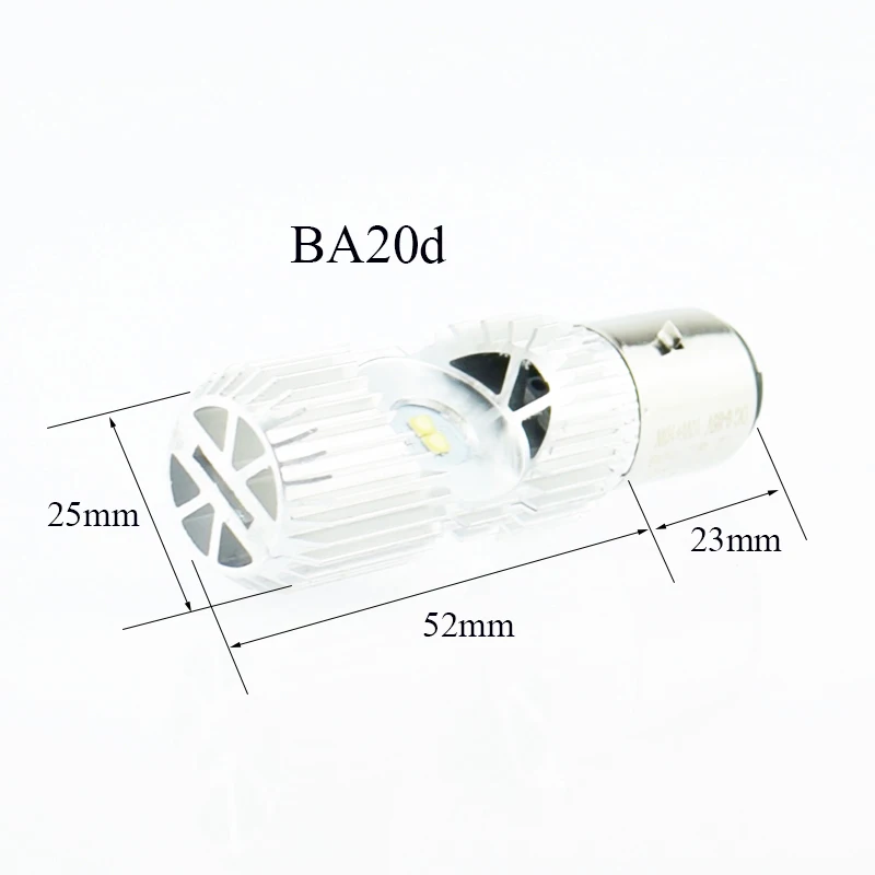 Светодиодные лампы для фар мотоцикла супер яркая мотоциклетная фара H4 HS1 BA20D Hi/Lo