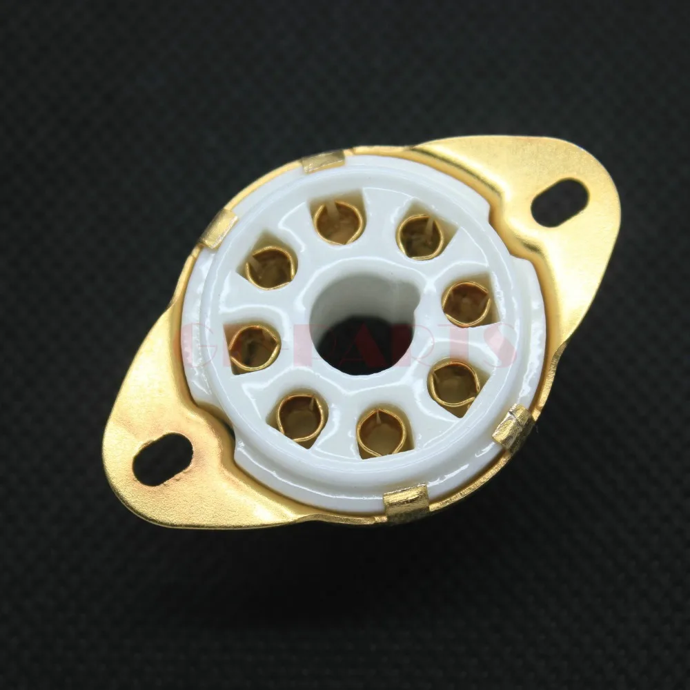Универсальное позолоченное Крепление Шасси 10 шт. 8-контактный K8A Octal Ceramictube socket ДЛЯ
