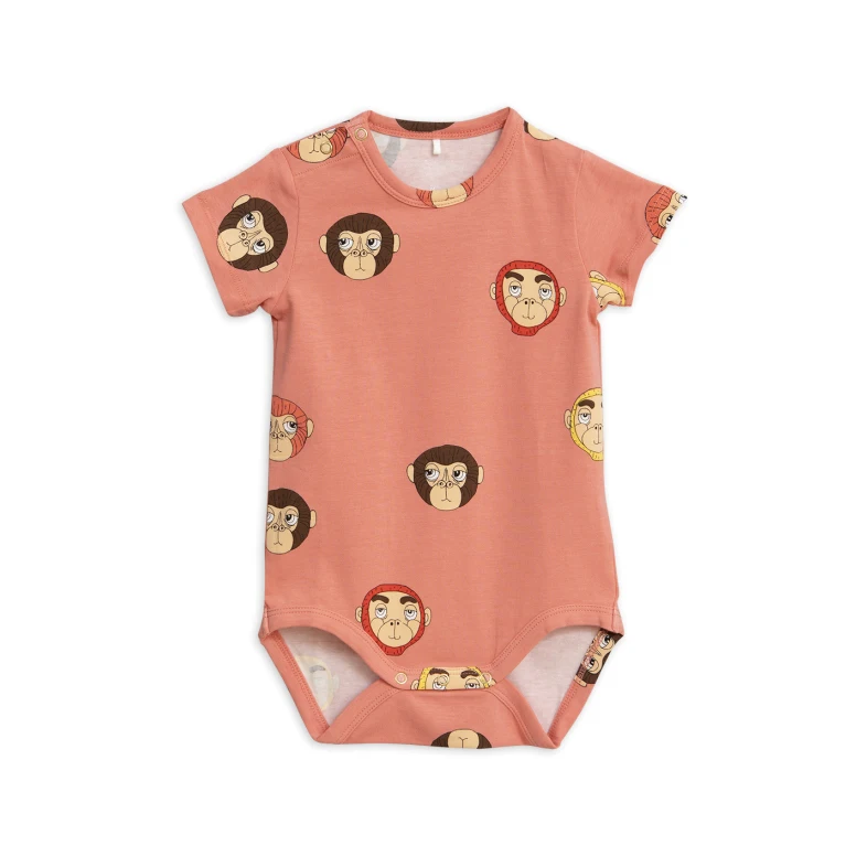 Monkey Rompers C Комплект детской одежды г., весенне-летний топ для мальчиков и девочек, футболка и штаны детская юбка с обезьянкой, платье детский комбинезон - Цвет: Monkey Rompers C