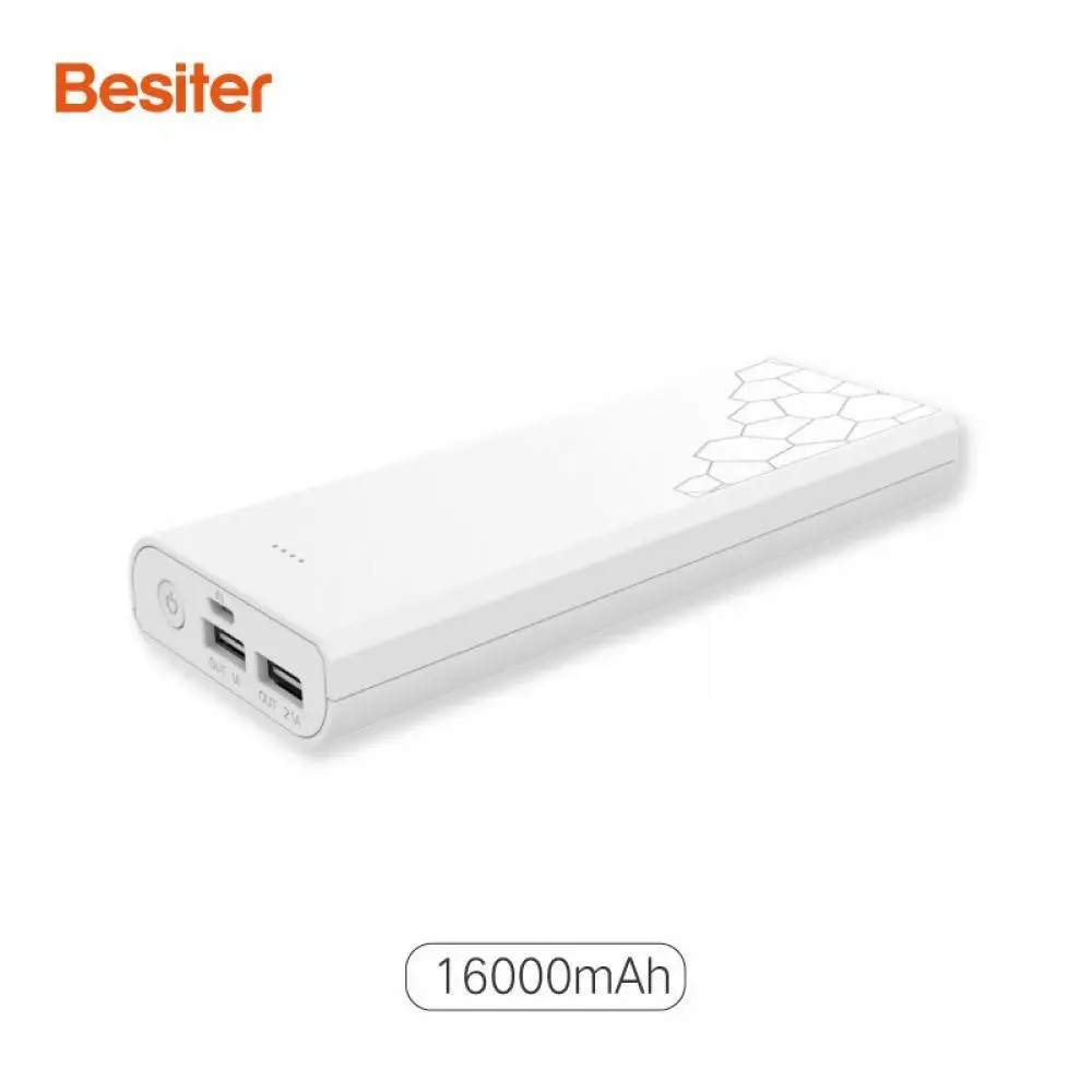 Besiter 16000 мАч/13000 мАч Внешний аккумулятор для смартфонов 18650 зарядки мобильных