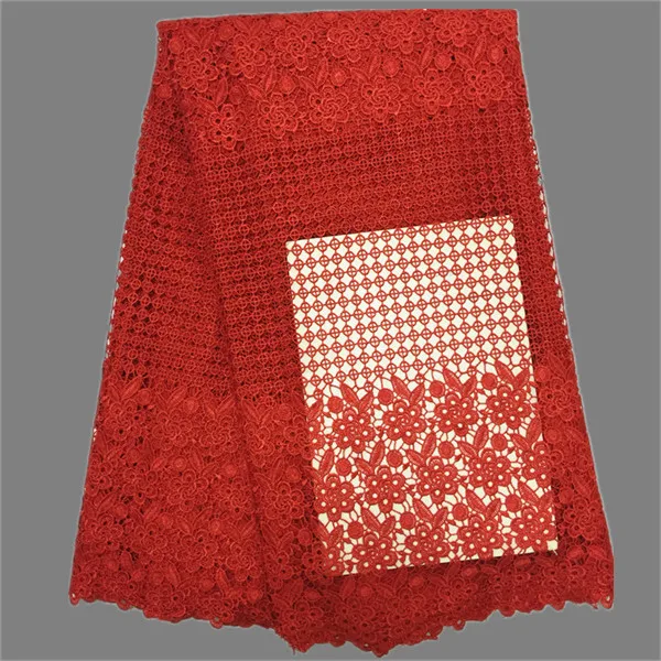 Hot sale African water soluble lace fabric nice guipure cloth for lady dress EWP25(5yards/lot) many color | Дом и сад