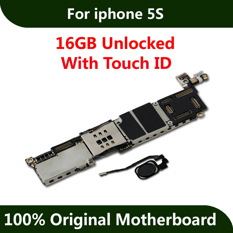 100% тестирование оригинальные плата для iPhone 5S 16 ГБ фабрики разблокирована