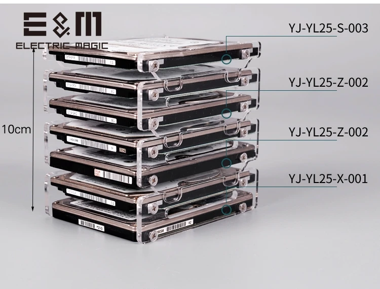Рама для дисковода SSD 2 5 дюйма многослойный Чехол | Электронные компоненты и
