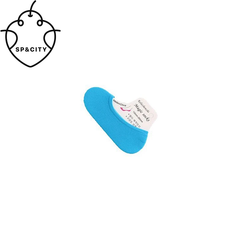 SP &amp CITY Macaron цветные летние тапочки носки женские невидимые хлопковые однотонные