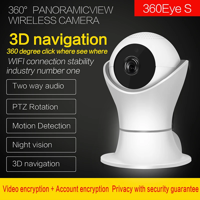 IP-камера видеонаблюдения Wi-Fi 360 МП | Безопасность и защита