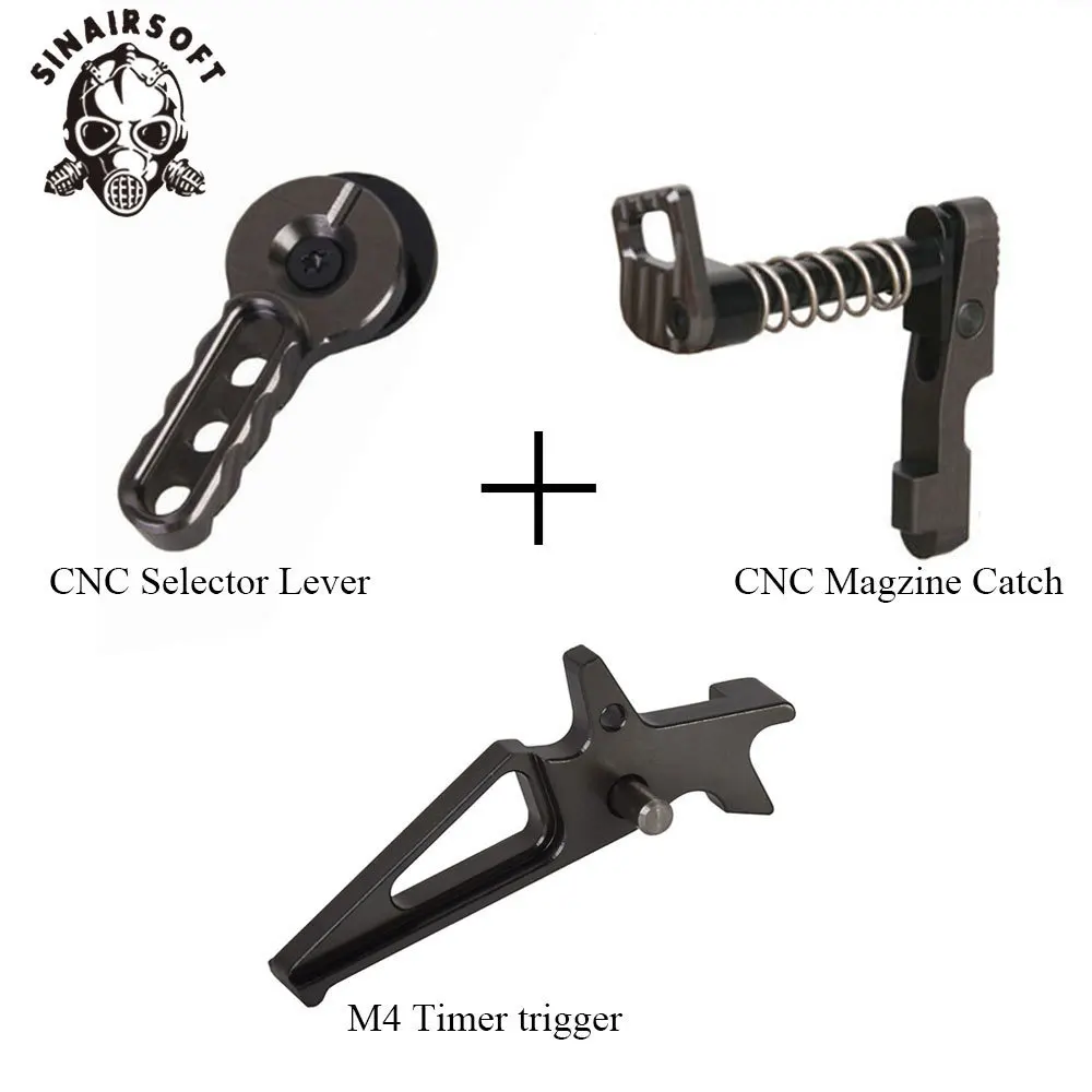 CNC синий обработанный рычаг пускового рычага журнал релиз Catch костюм для AEG M4/M16