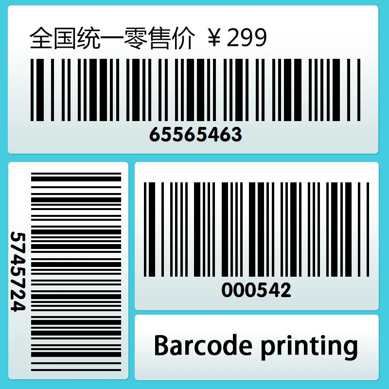 Онлайн-шоппинг бумажная этикетка с покрытием клейкая наклейка различные размеры