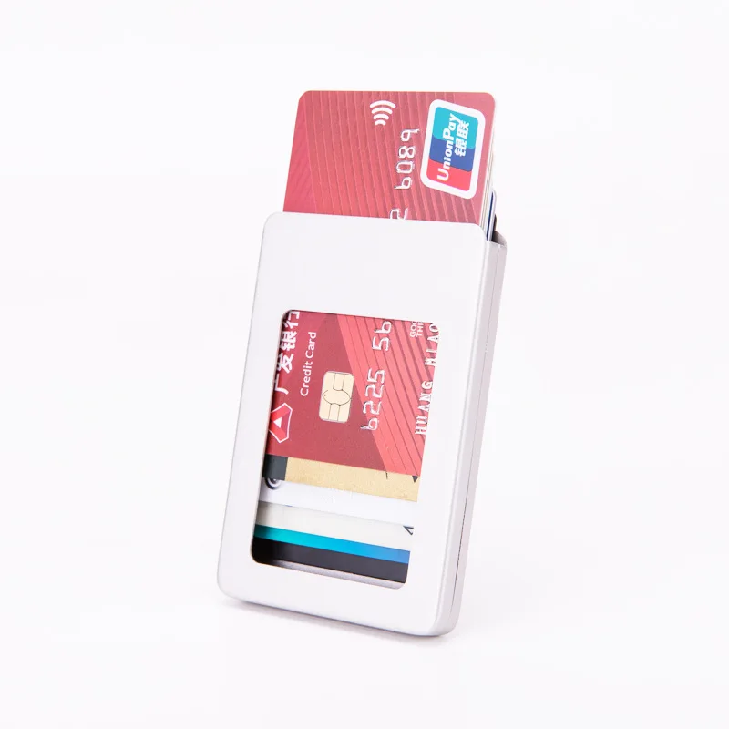 Bisi Goro 2019 RFID алюминиевый держатель для кредитных карт на заказ металлический