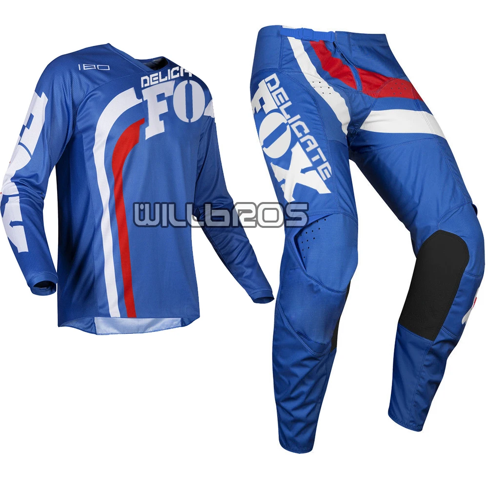 Зеленый MX 180 Cota для мотокросса, MTB велосипеда, велосипедная Экипировка, набор мужской одежды из джерси и штанов
