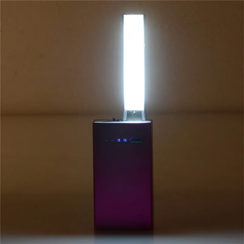 CLAITE 8 портативный мини USB мощность 8 светодиодный ночник ручной датчик лампа для чтения затемнение портативный светодиодный usb-светильник фонарик