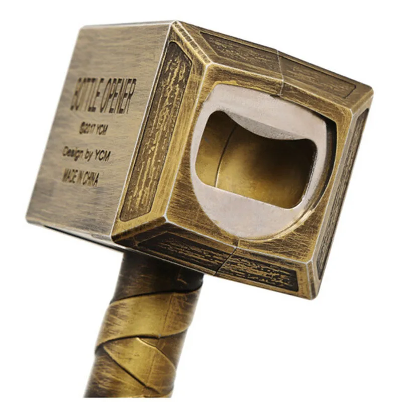 Винтажная открывашка для пивных бутылок Thor's Hammer открывалка с содовой