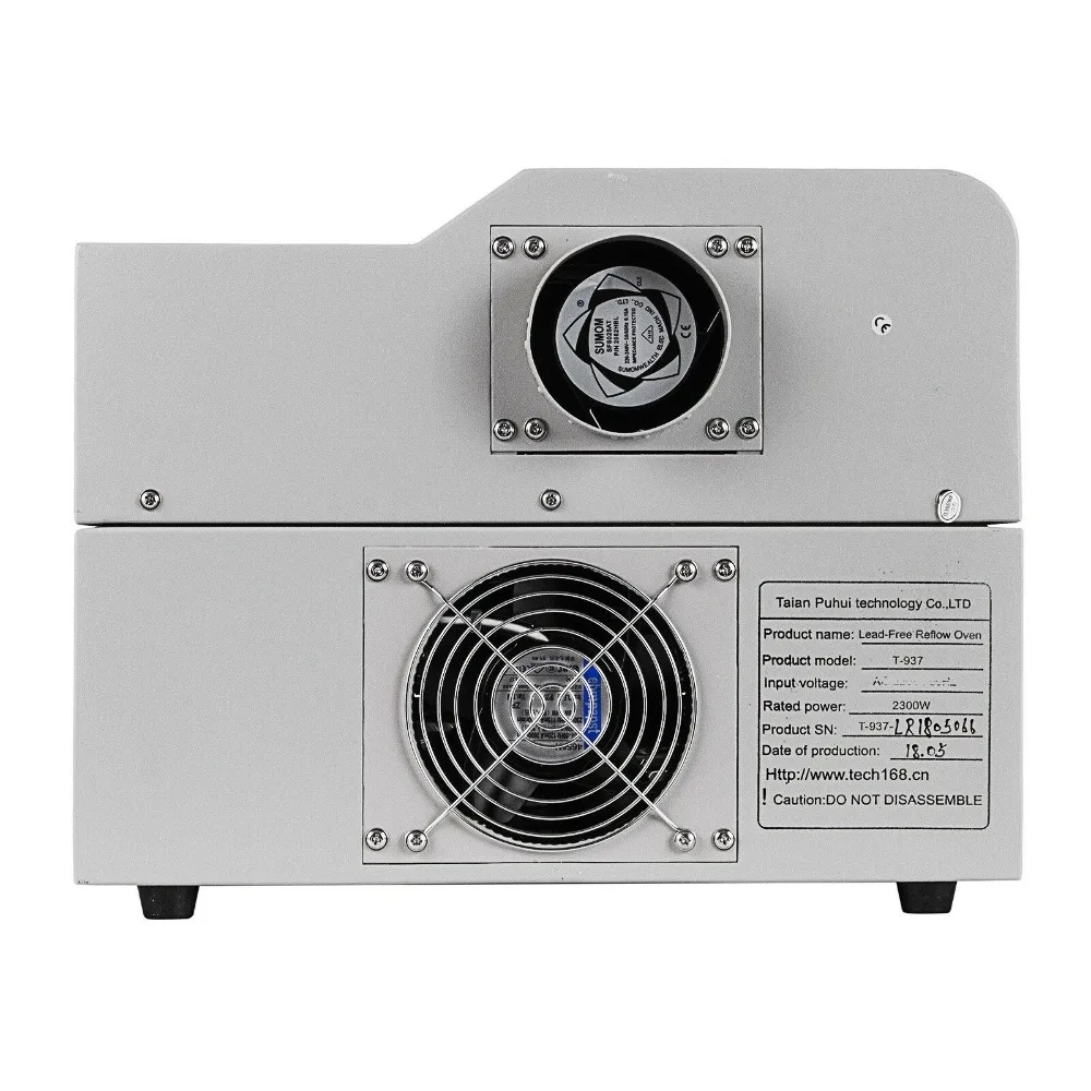 

T-937 SMD BGA Infrared IC Heater Automatic Lead-free Reflow Oven 2300W 306x322mm