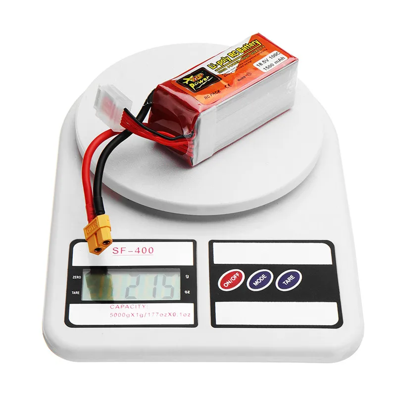 ZOP POWER 18 5 V 1500mAH 100C 5S Lipo аккумуляторная батарея с разъемом XT60 для FPV Racing Drone Frame Part