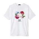 KPOP GD BIGBANG унисекс футболка цветок дорога Ablum Мужская футболка G-DRAGON футболка с коротким рукавом Новинка