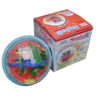 Мини-лабиринт с волшебным интеллектом 100 уровней 3D cubo magico Классическая