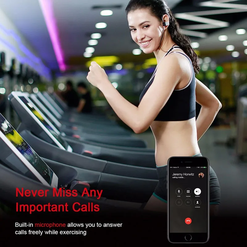 Музыкальные беспроводные Bluetooth наушники супер бас беспроводная Спортивная