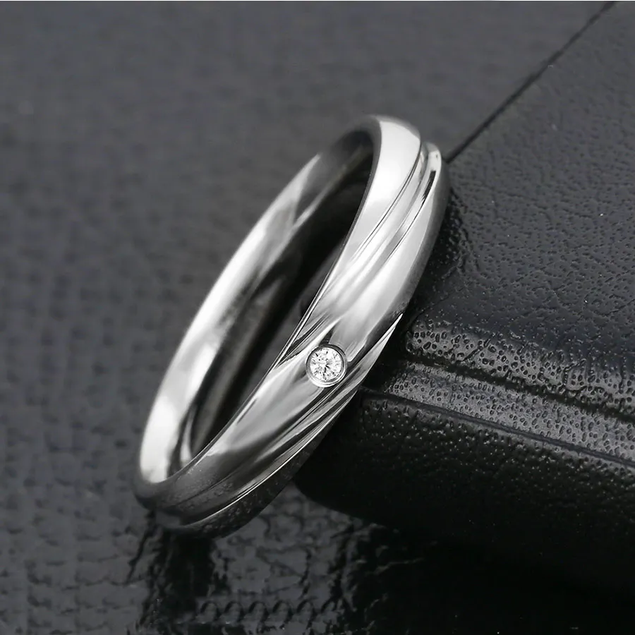 2017 новые Модные Винтажные нержавеющая сталь кольца для женщин с Камень Classic