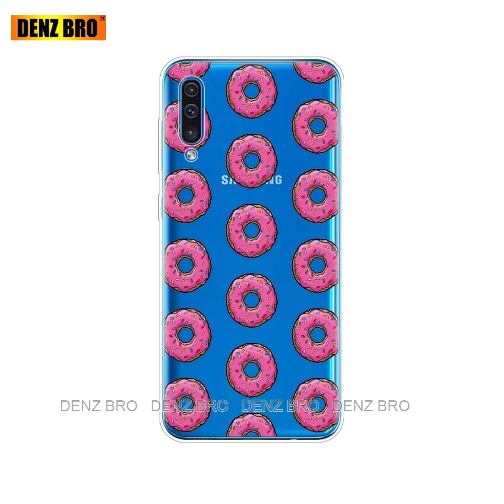 34676 Чехол-бампер для samsung Galaxy A50, силиконовая прозрачная задняя крышка, чехол для телефона samsung A50 A505 A505F SM-A505F, мягкий чехол 6,4 - Цвет: 34676