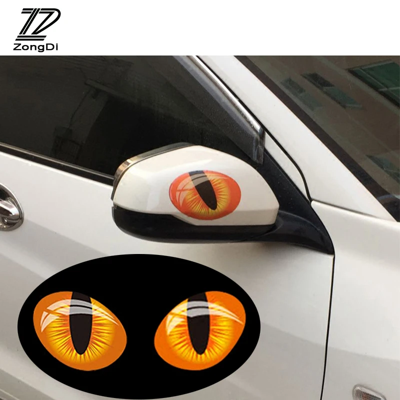 2 шт. автомобильные 3d наклейки кошачий глаз|car sticker|sticker truckcat car stickers |