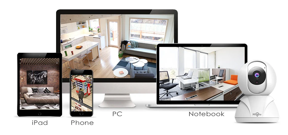 Hiseeu 720 P/1080 P IP камера 2MP Wi-Fi беспроводная сеть CCTV камера домашняя камера безопасности IP Детский Монитор P2P умный трек движения