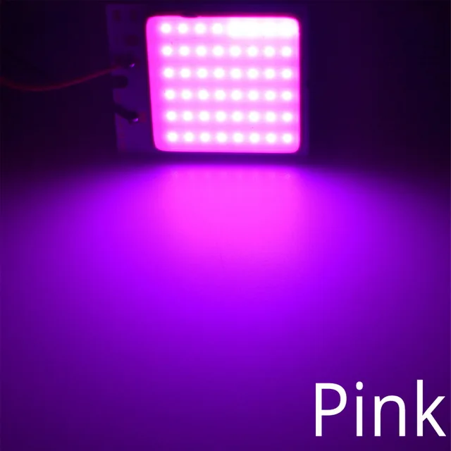 Розовый 10X C5W Cob W5W 24Led 36Led 48Led белая лампа автомобильная светодиодная парковка авто внутренняя панель светильник фестон Купол BA9S DC12V лампа для чтения - Испускаемый цвет: Розовый