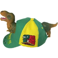 3d rex tyrannosaurus rex christmas new year gift visor novelty women cup cotton animal hat parent child creative cartoon hat