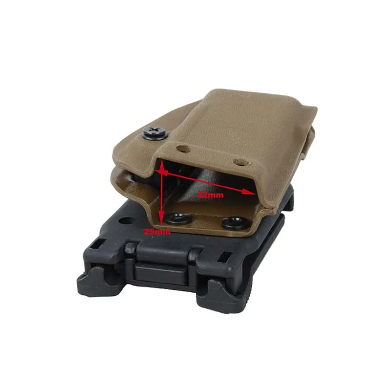 Тактический Зажим для ремня 0305 Kydex Single Mag Чехол кобура G17 BK/DE|Шлемы| |