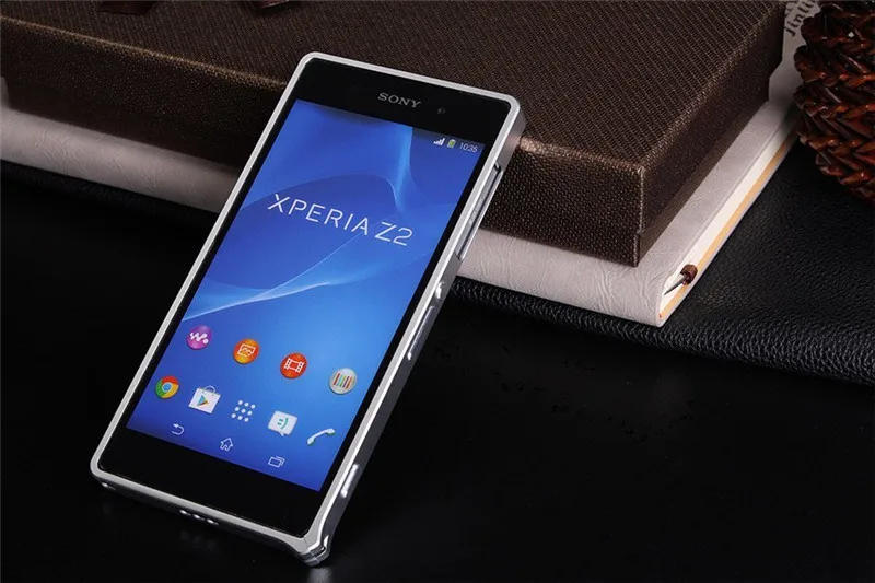 Для sony Z2 Z 2 Бампер металлический бампер Пряжка Чехол для sony Xperia Z2 D6502 D6503 D6543 L50 L50w 5," телефон Алюминиевый Чехол