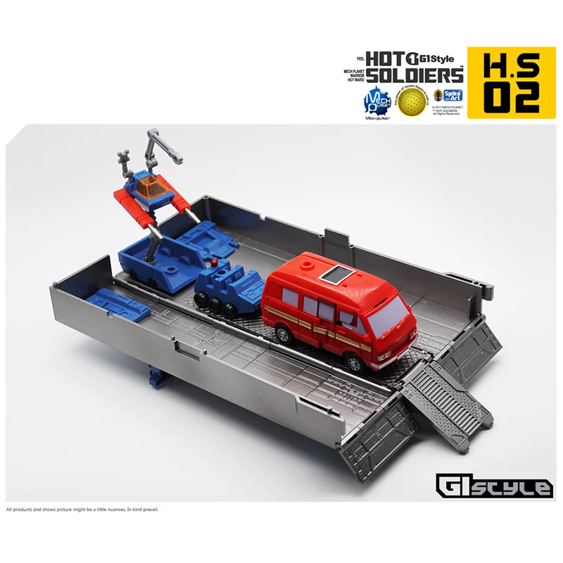 G1 трансформация мех планета HS-02 HS02 HS-02B HS02B OP Commander с трейлером ролик Hot Solider фигурка робота игрушки