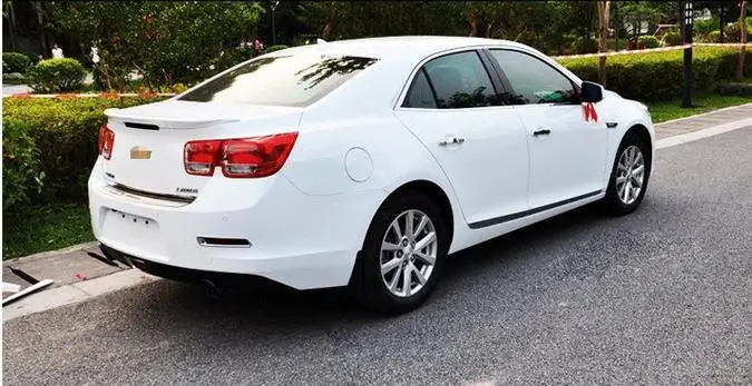 Глянцевый черный/белый/красный окрашенный ABS автомобильный спойлер заднего