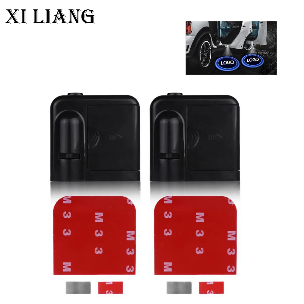 2 шт. Беспроводная Автомобильная дверь Led Добро пожаловать лазерный проектор