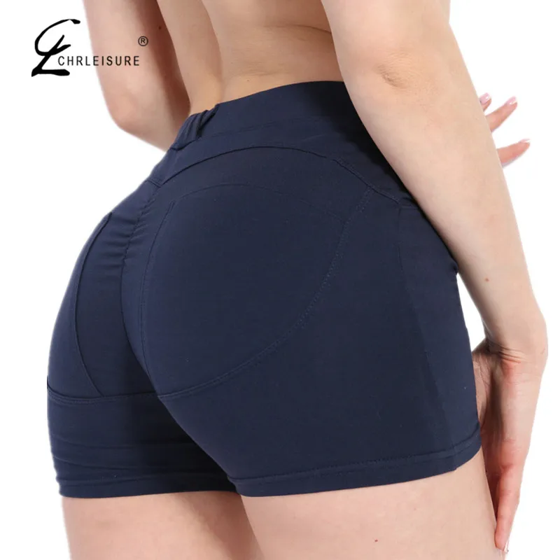 Chrleisure s xl 3 цвета сексуальная push up шорты мода хлопок с низкой талией твердые тощий