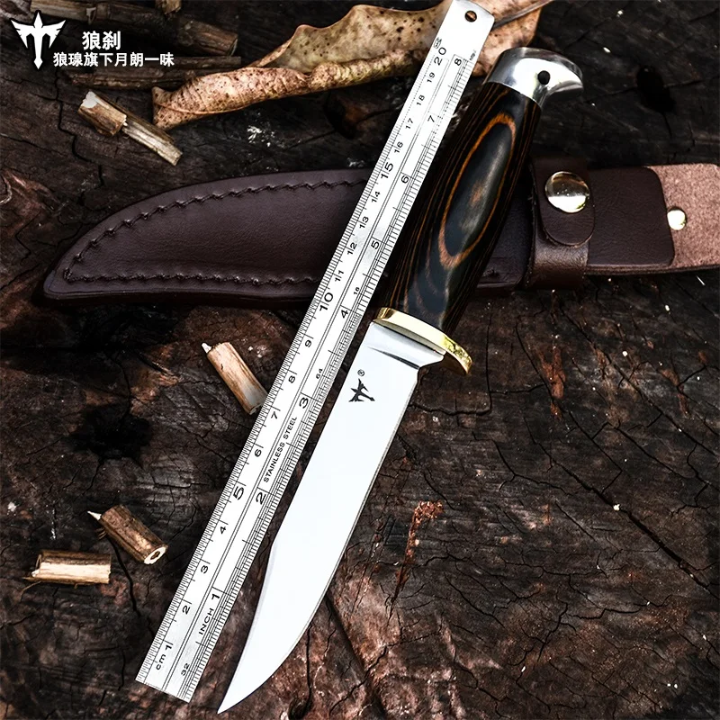

Voltron high hardness outdoor camping survival tactical straight knife, wilderness survival knife, portable knife