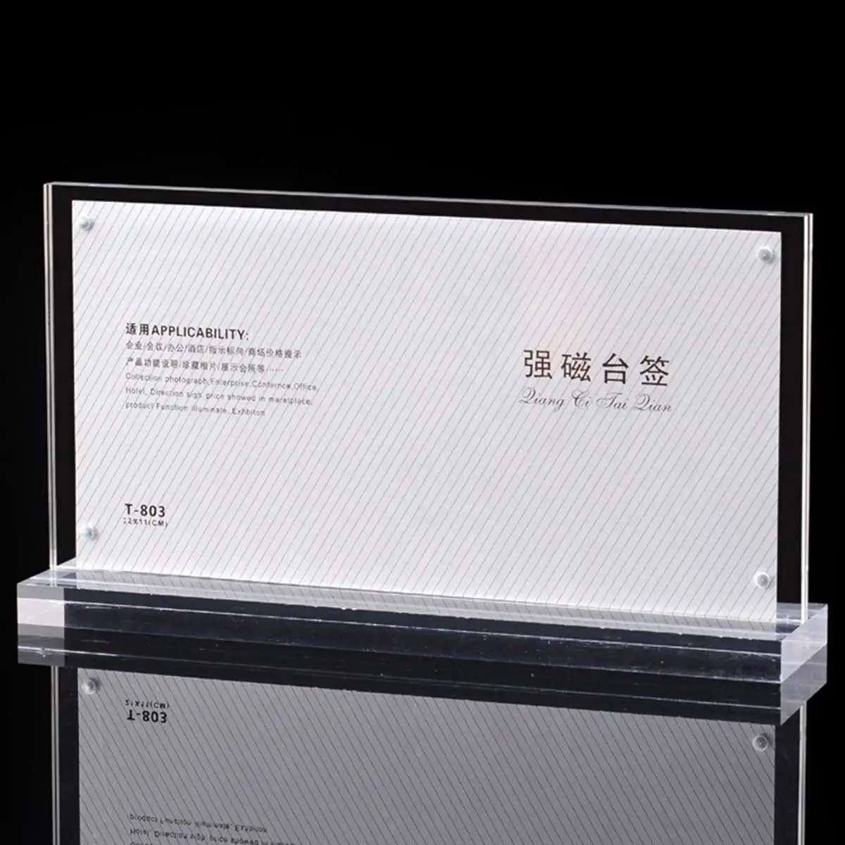 1 шт. прозрачная настольная полка для хранения подставка дисплея акриловый