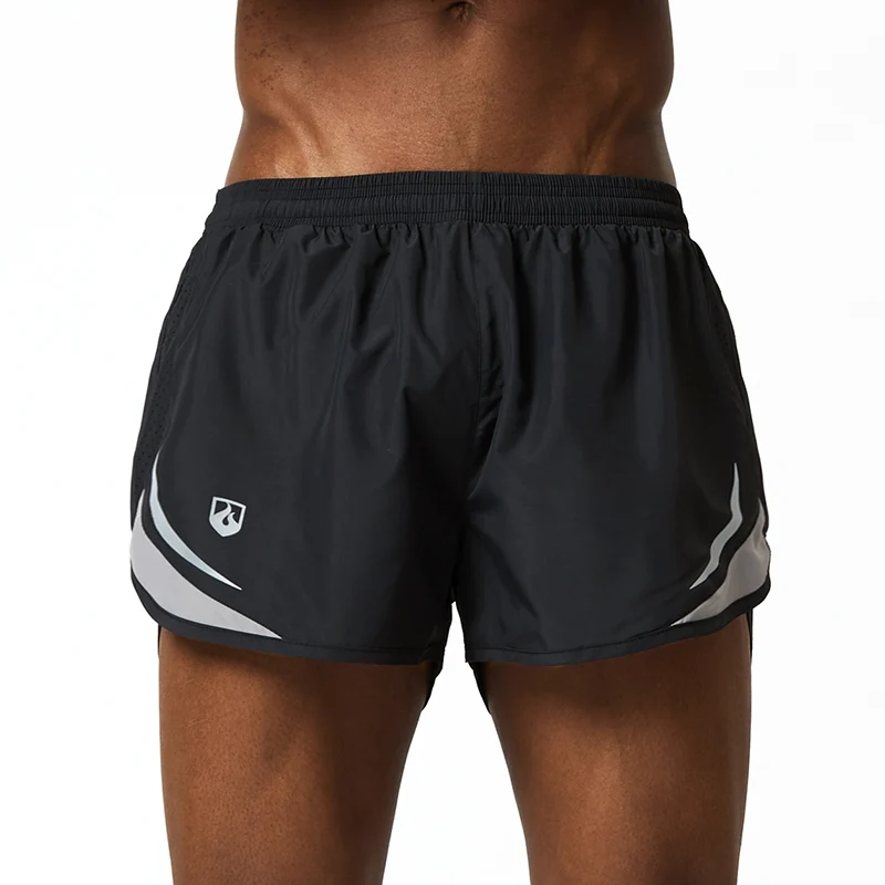 M-4XL, спортивные мужские шорты для бега, дышащие, быстросохнущие, черные, серые, для фитнеса, для спортзала, короткие, Homme, большие размеры