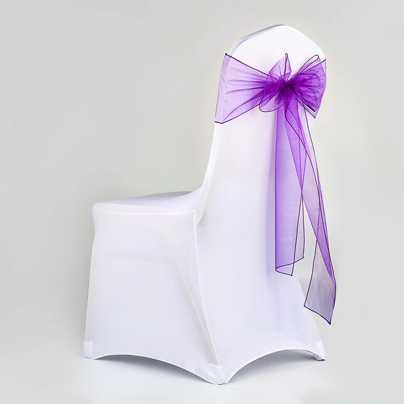 10 шт./лот Королевский романтический классический стул с пряжкой Модный Шелковый