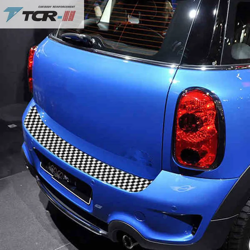 Декоративная наклейка на задний бампер для Mini Cooper Clubman Countryman R55 R56 R57 R60 F55 F56