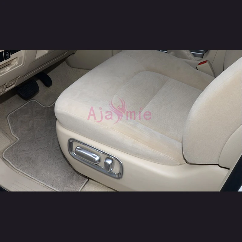Для Toyota Land Cruiser 200 2010 2017 внутреннее сиденье регулировка кнопки крышка планки хром