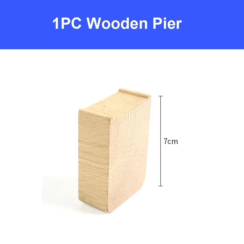 1pc wooden pier Деревянная железная дорога, игрушка, универсальные аксессуары, конкурентоспособная для Томаса, все бренды, обучающая железная дорога, поезд, автомобиль, игрушки для детей - Цвет: 1pc wooden pier