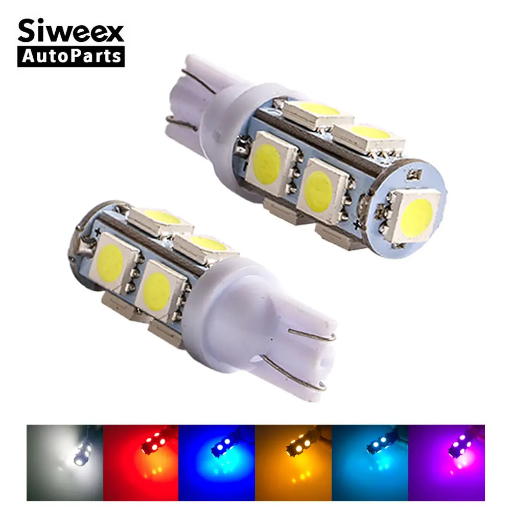 2 шт. автомобисветодиодный светодиодные лампы W5W T10 194 147 9 5050 SMD|Сигнальная лампа| |