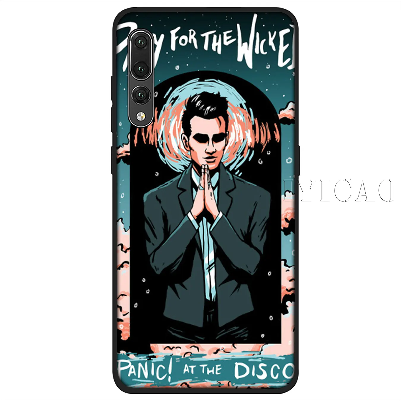 IYICAO Panic At The Disco Pattern Soft Silicone Case for Huawei P30 P20 Pro P10 P9 P8 Lite Mini 2017 2016 2015 P smart Z 2019 |
