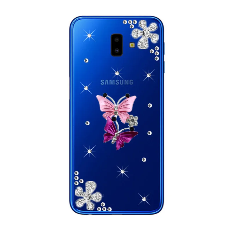 Чехол для Samsung Galaxy J6 Plus SM-J610F силиконовый прозрачный чехол с рисунком ангела J600F J8 A6