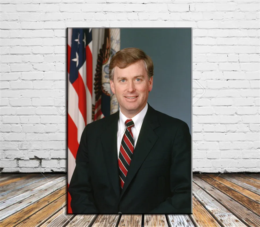 Dan Quayle Холст Картина гостиная домашний декор Современная роспись маслом